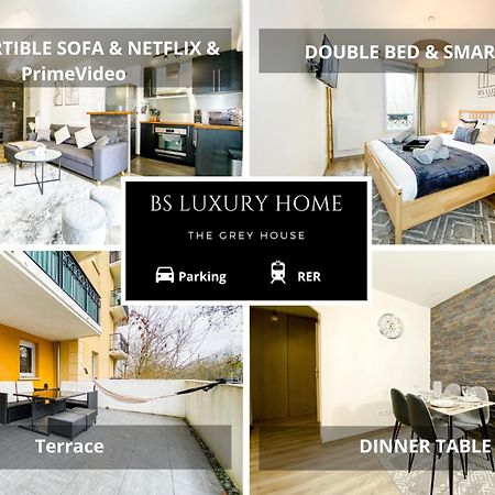 布西圣乔治The Grey House - Parking - Piscine - Rer A 6 Min公寓 外观 照片